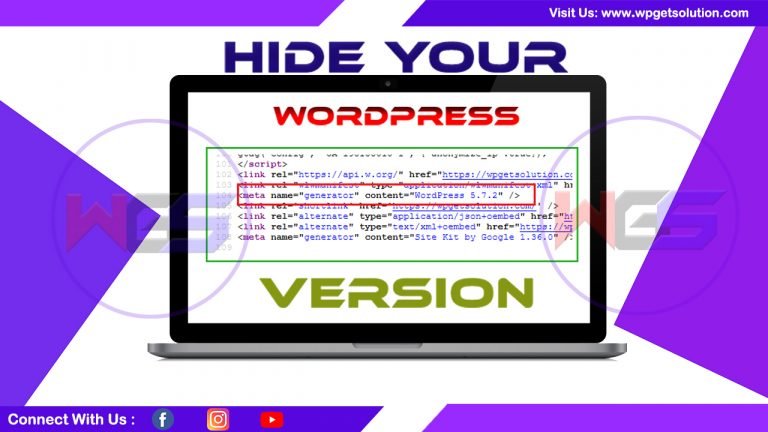 Remove WordPress Version Number From Visitor